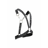 Strap-on Dngeon Silbernes Harness mit Ketten Eine.7