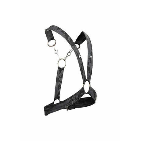 Mob - Dngeon Silbernes Harness mit Ketten Eine Grösse