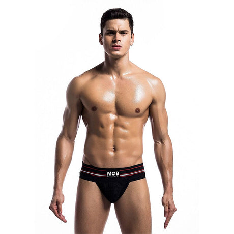 Mob - Klassischer Schwarzer Tanga Grösse M