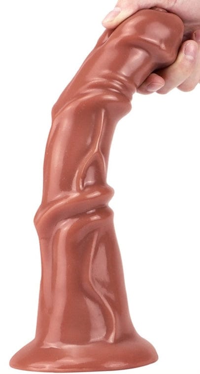 Monster Big Pony Dildo 30 x 7.5cm Braun