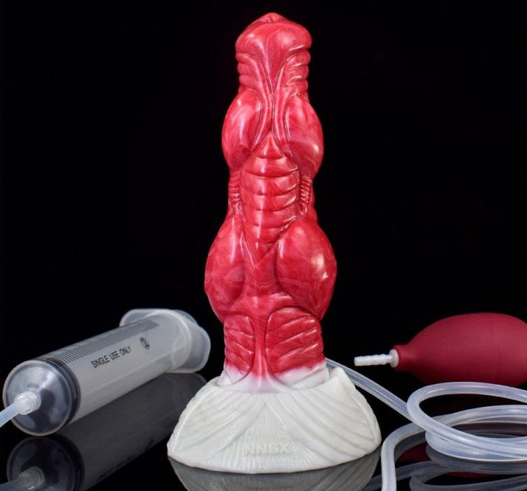 Monster Tilsar 16 x 5.2cm Dildo mit Ejakulation