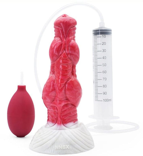 Monster Tilsar 16 x 5.2cm Dildo mit Ejakulation