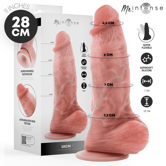 Realistischer Dildo Extrabig Spencer 20 cm