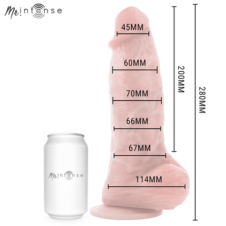 Mr Intense - Extrabig Spencer Silikondildo 28 cm -Ø- 7,3 cm