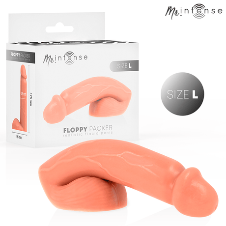 Realistischer Dildo Floppy Size L Realistic Packer 17,5 x 3,8 cm