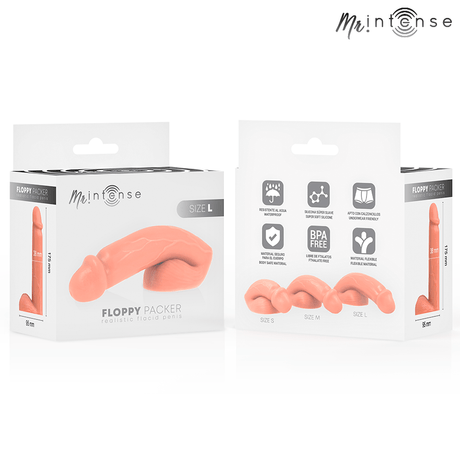 Realistischer Dildo Floppy Size L Realistic Packer 17,5 x 3,8 cm.2