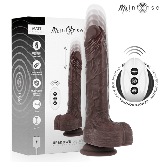 Realistischer Vibrator Matt Realistisches Multifunktions-Motor mit Vibration auf- und