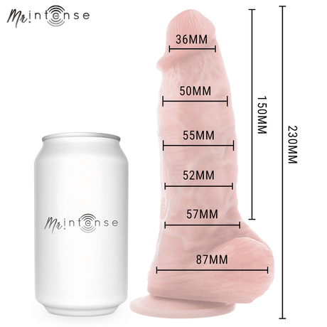 Mr Intense - Mittlerer Spencer Silikondildo 23 cm -Ø- 5,7 cm