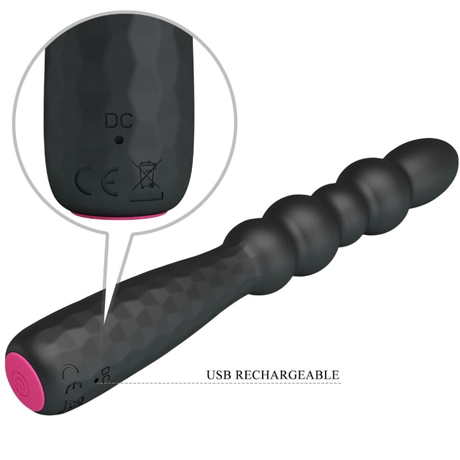 Analplug Flexibler Vibrierender Schwarz.5