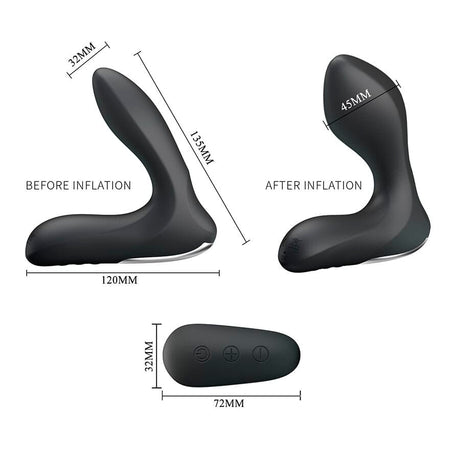 Mr Play - Prostata-Massagegerät mit Vibrationsfernbedienung