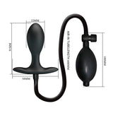 Analplug Verstellbarer Aufblasbarer Analplumpf Schwarz.5