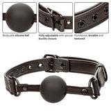 Mundknebel Nocturnal Ball Gag Silikon Schwarz – Ansicht 4