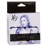 Mundknebel Nocturnal Ball Gag Silikon Schwarz – Ansicht 7