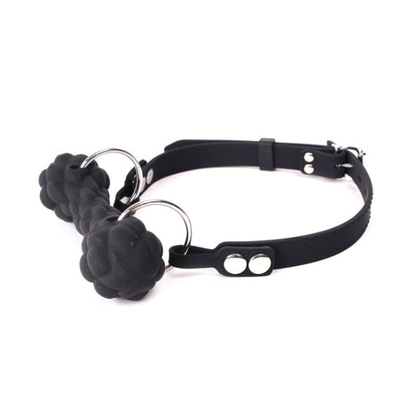 Mundknebel schwarzer Knochen