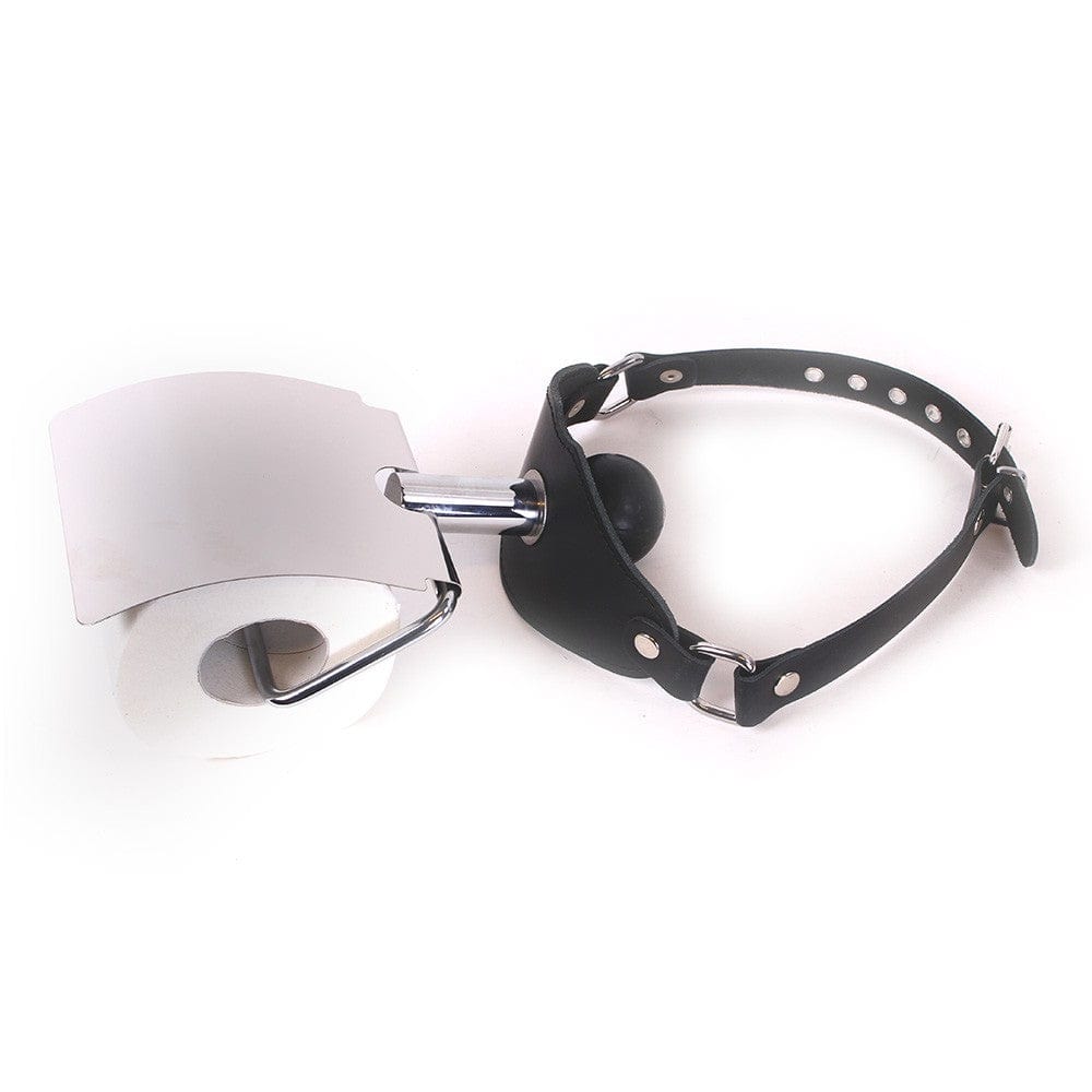 Mundknebel Toilettenpapierhalter
