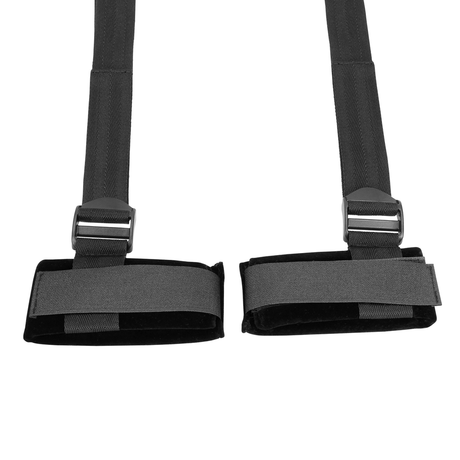 Nackensling Ouch mit Fußschlaufen aus Nylon Schwarz 32 cm – Ansicht 7