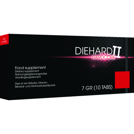 Nahrungsergänzung für den Mann Diehard II Hardcore Kapseln 10 Stück – Ansicht 2