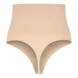 Nahtloser String im Gürtel-Stil Beige Größe L – Ansicht 3