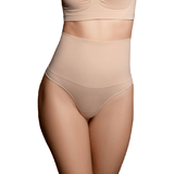Nahtloser String im Gürtel-Stil Beige Größe XL – Ansicht 2