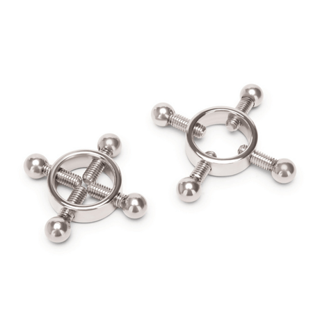 Nippelklemmen 4-Wege verschraubbar Silber Ø 2,5 cm