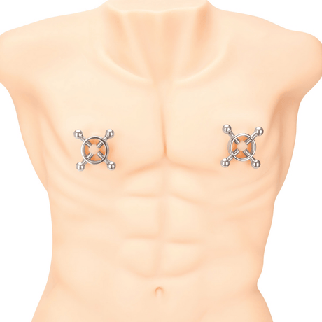 Nippelklemmen 4-Wege verschraubbar Silber Ø 2,5 cm – Ansicht 4