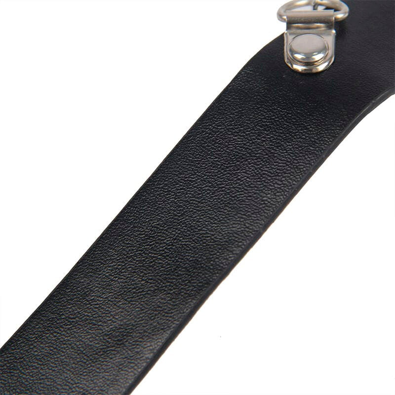 Nippelklemmen 953720 Bondage Lederriemen Brustklemmen Schwarz Eine