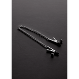 Nippelklemmen Alligator verstellbar Silber 41,3 cm