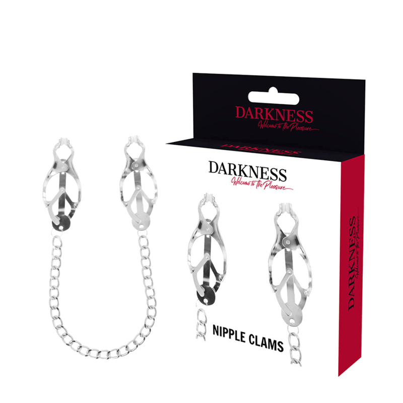 Nippelklemmen aus Metall mit Kette