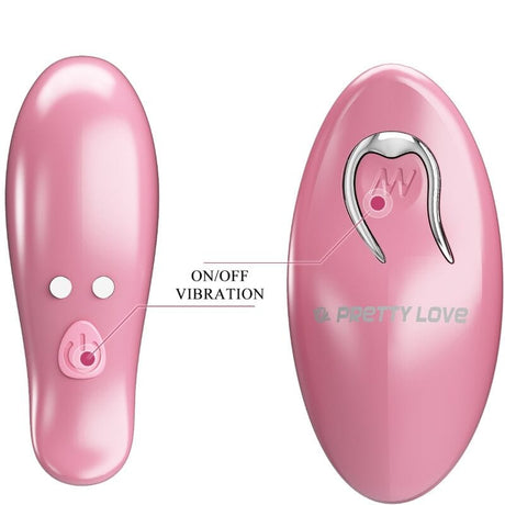 Nippelklemmen Cailey 10 Vibrationen Fernbedienung Rosa