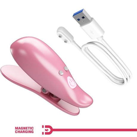 Nippelklemmen Cailey 10 Vibrationen Fernbedienung Rosa