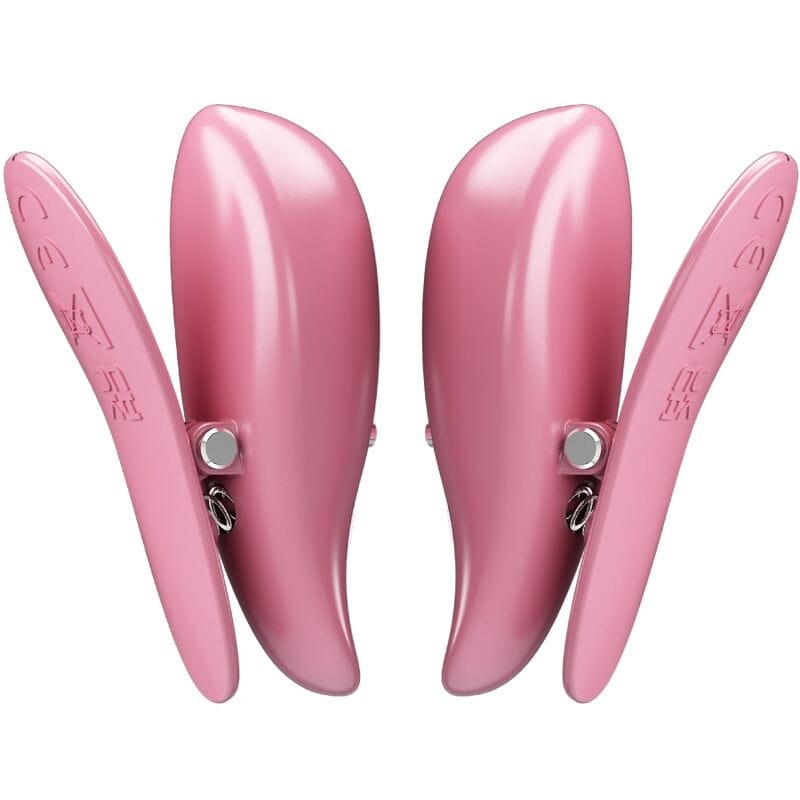 Nippelklemmen Cailey 10 Vibrationen Fernbedienung Rosa