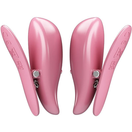 Nippelklemmen Cailey 10 Vibrationen Fernbedienung Rosa