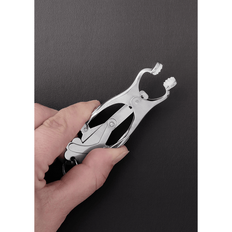 Nippelklemmen Clover mit Kette Silber 50 cm – Ansicht 3