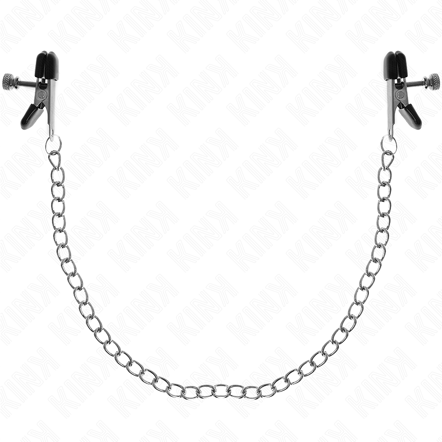 Nippelklemmen Flache Kette Silber – Ansicht 2