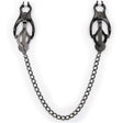Nippelklemmen Japanische Nippelklammern mit Schwarzer Kette