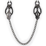 Nippelklemmen Japanische Nippelklammern mit Schwarzer Kette
