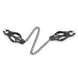 Nippelklemmen Japanische Nippelklammern mit Schwarzer Kette – Ansicht 5