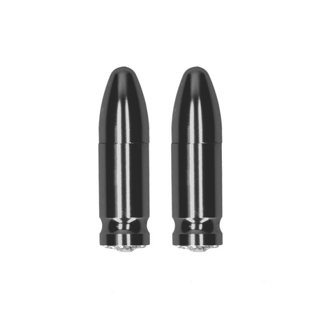 Nippelklemmen magnetisch Diamantkugel Grau 1 x Ø 1 cm