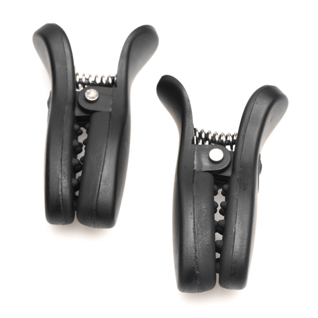 Nippelklemmen Master Series Dark Grip mit Vibration Silikon Schwarz 5 cm – Ansicht 4