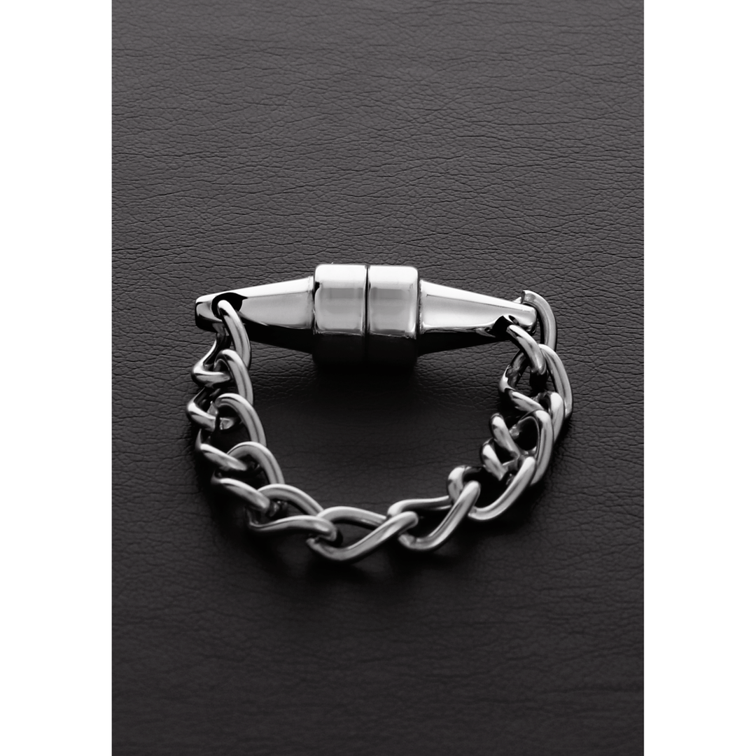 Nippelklemmen Mini magnetisch Silber 13,5 cm