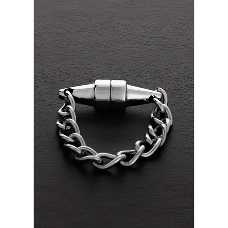 Nippelklemmen Mini magnetisch Silber 13,5 cm