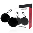 Nippelklemmen mit Pompons Modell 1