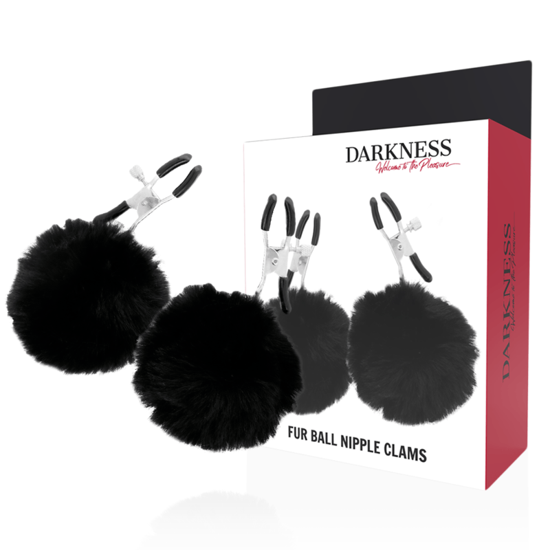 Nippelklemmen mit Pompons Modell 1