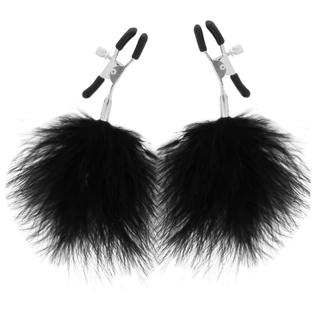 Nippelklemmen mit Pompons Modell 2