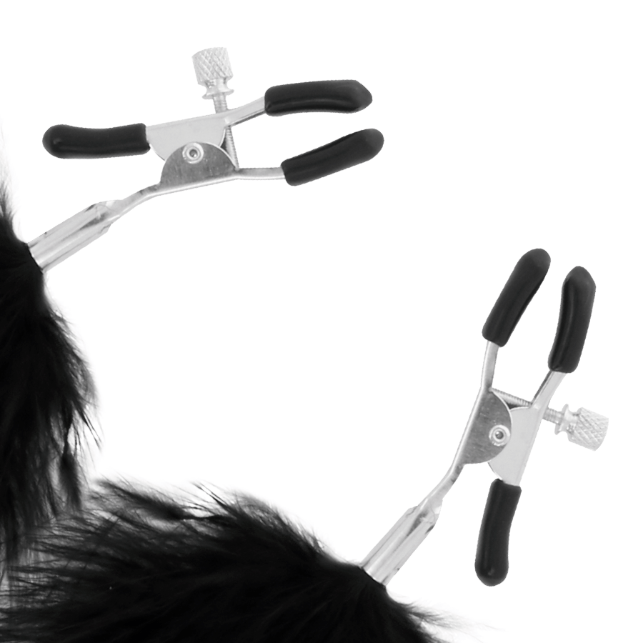 Nippelklemmen mit Pompons Modell 2 – Ansicht 2