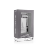 Nippelklemmen Ouch als Pinzette mit Kette Silber – Ansicht 2