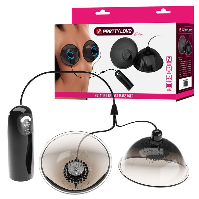 Nippelklemmen Pretty Love mit Rotation und Saugfunktion Schwarz – Ansicht 2