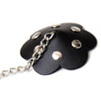 Nippelpasties Ohmama Fetish als Blüte mit Kette Schwarz