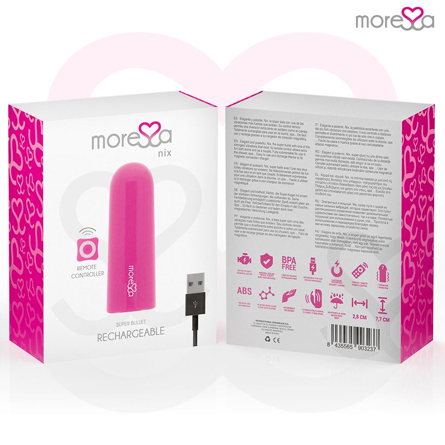 Nix Vibrator mit Fernbedienung Rosa – Ansicht 7