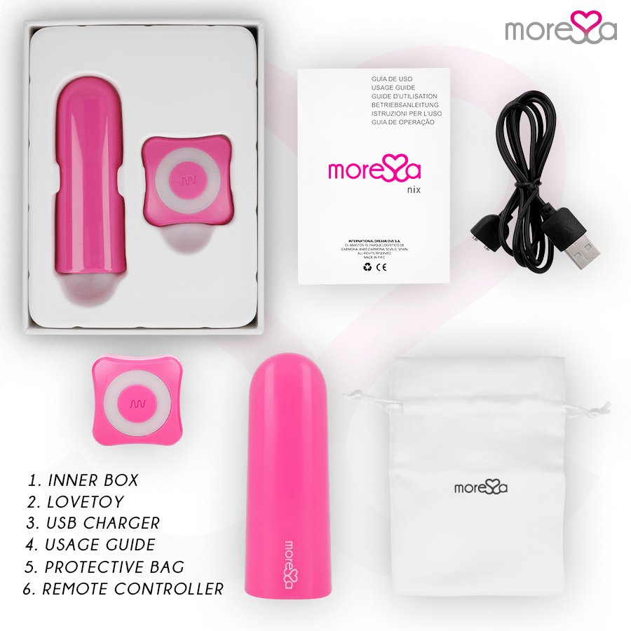 Nix Vibrator mit Fernbedienung Rosa – Ansicht 6